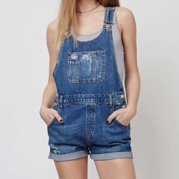 Topshop Other - ✨Topshop Distressed Denim Overalls✨